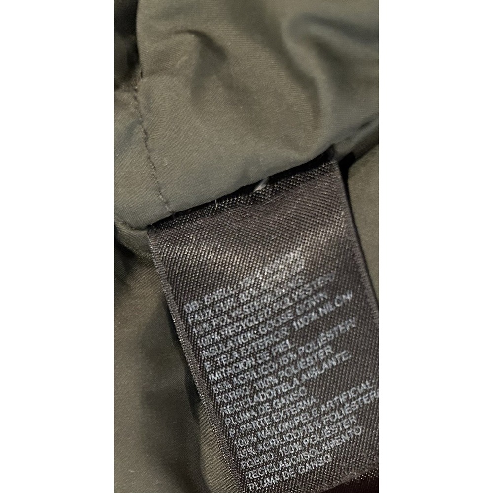 The North Face HyVent‎ Olive Green Belted Down Insulated Puffer Jacket Women's S - Picture 12 of 12